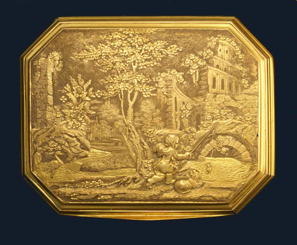 This photograph depicts the third gold box I will steal from the British Museum.