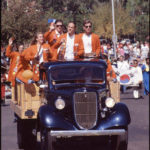 Chain Gang leading the 1993 Homecoming Parade.