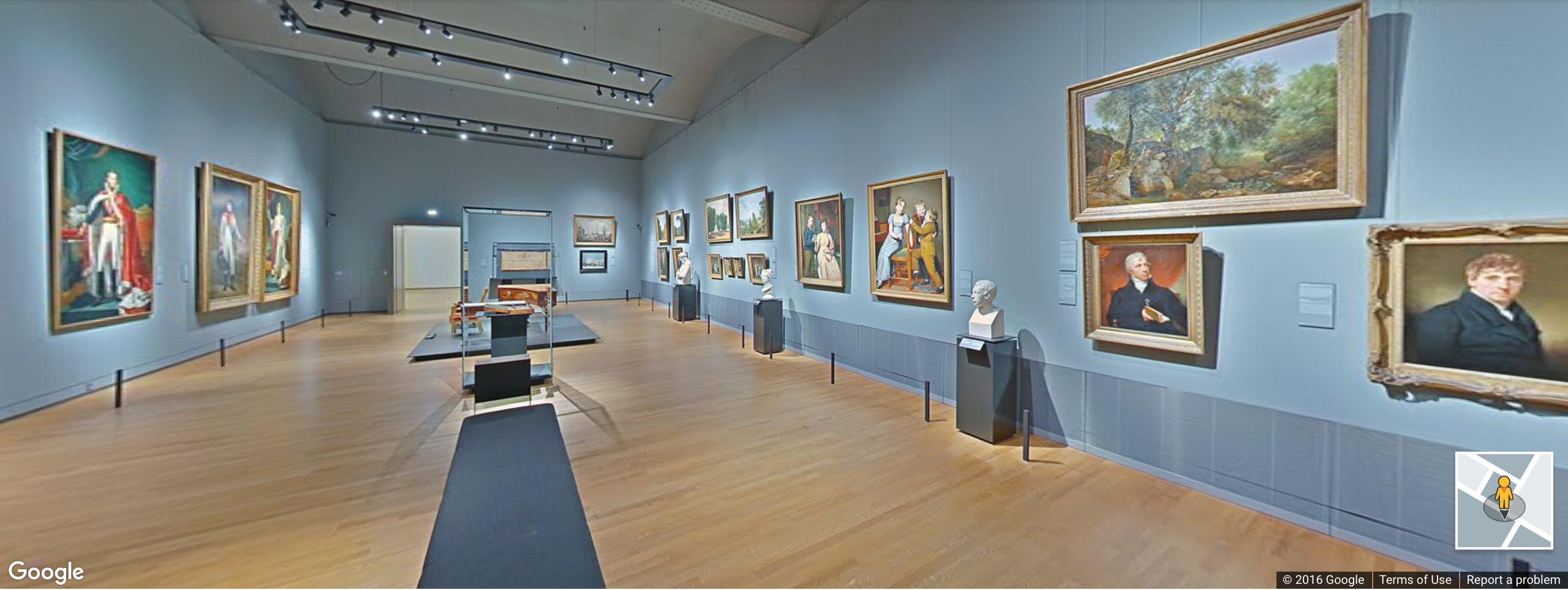 Google streetview Rijksmuseum gallery 19th century