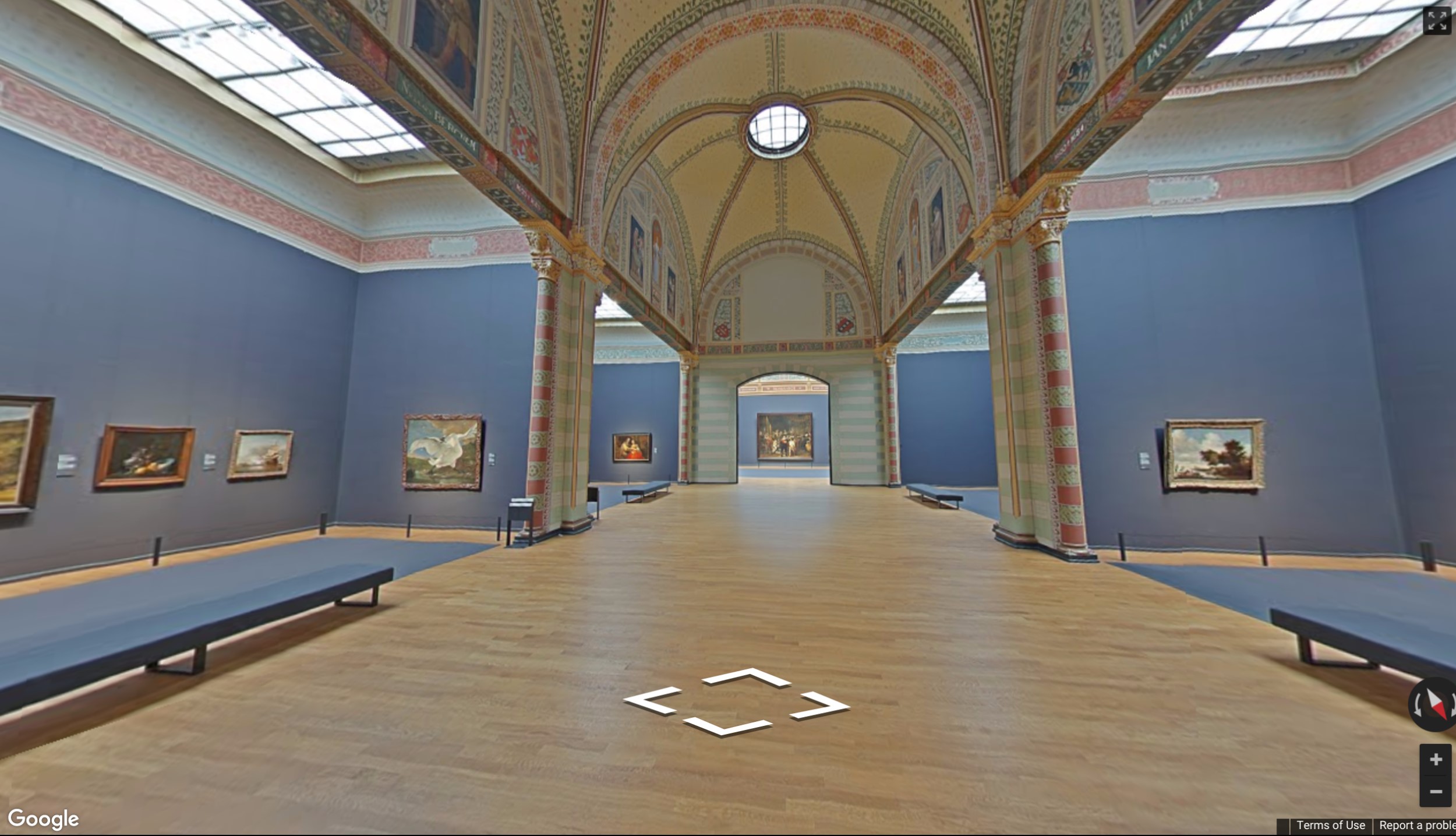 Google streetview Rijksmuseum Gallery of Honour