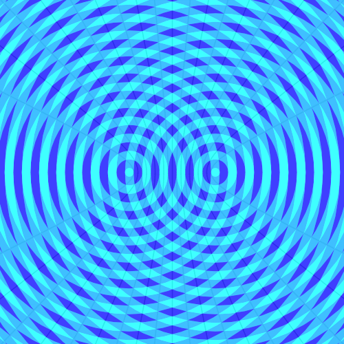 Hyperbolas in wave interference